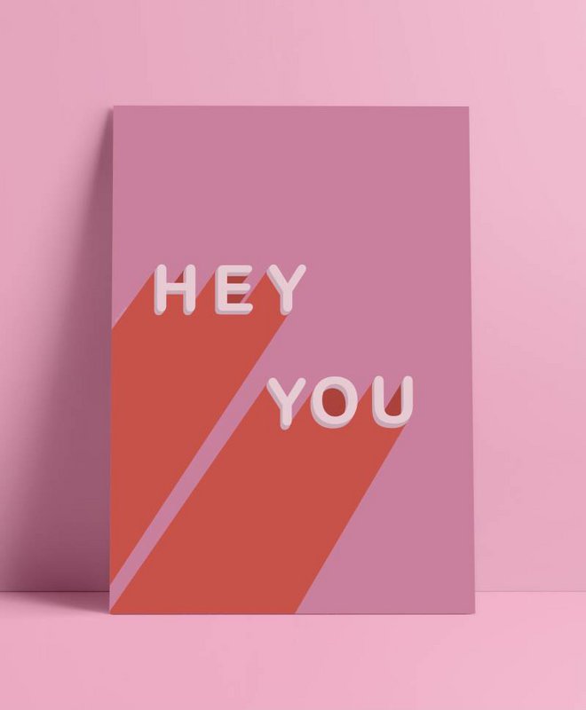 Affiche Hey toi