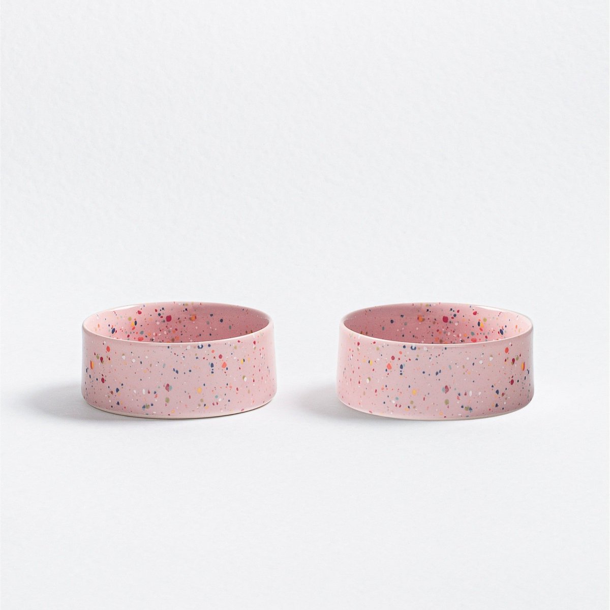 New Party Pet Bowl 14cm Set 2 Pink