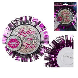 Kinky Pleasure - OB005 - Bachalorette Button / Broche XXL ''Ladies On Tour'' - 10 Pieces