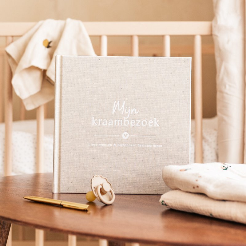 Fyllbooks My maternity visit book - Linen Beige