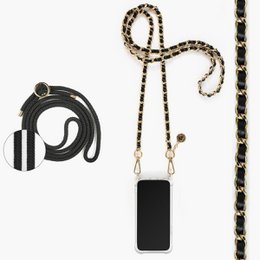 Etui na telefon komórkowy iPhone 12 Pro Max Łańcuszek do telefonu komórkowego wykonany z metalowego sznurka oraz w zestawie