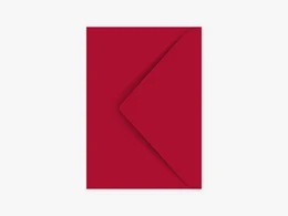 Umschlag / Cherry Red