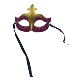 Lyserød guldmaske