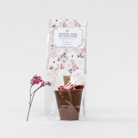 Drinking chocolate strawberry "It's nice that you exist"