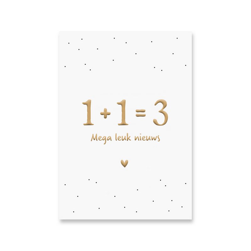 Mappa 1 + 1 = 3 | Lamina d'oro