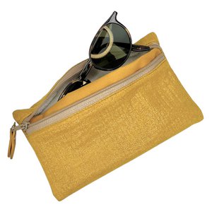 Glasses case, “Scintillant” mustard