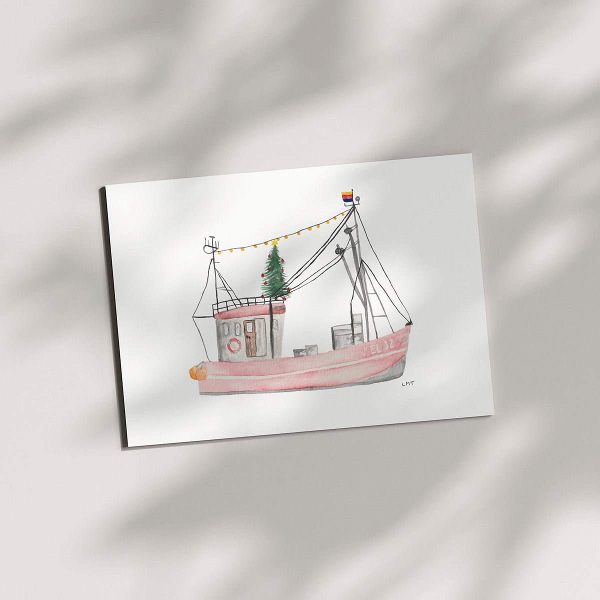 Postcard Christmas cutter