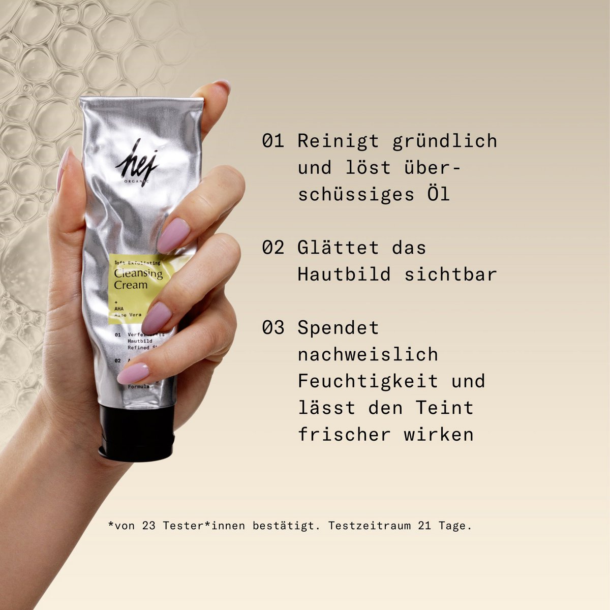 Soft Exfoliating Cleansing Cream | Cleansing & peeling cream with AHA