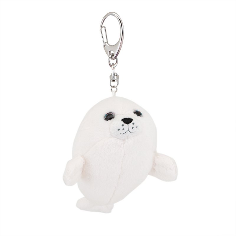 Plush Keychain, Orange Toys, White Seal 15cm