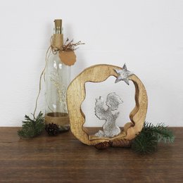 Decorative angel with star, Christmas decoration