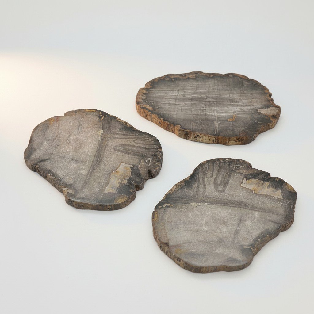 Organic Petrified Wood Tray