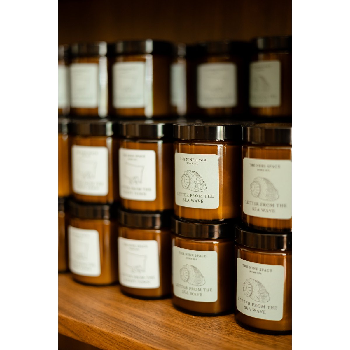 VANILLA Vibe candle - brown glass
