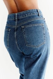 WN1009-231 | Dame Mom Fit - Lapis Blue