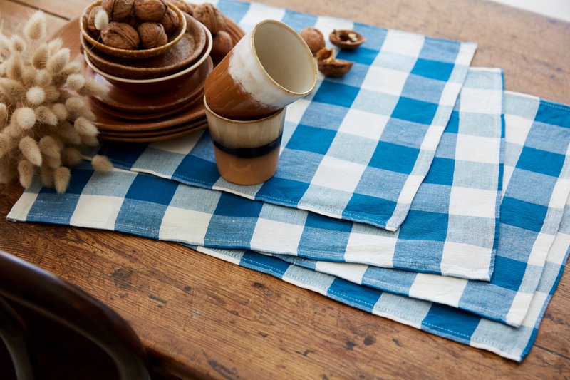 Placemat Emile Bleu (per unit)