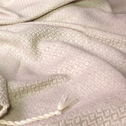 Beige 100 cm x 180 cm 100% Cotton