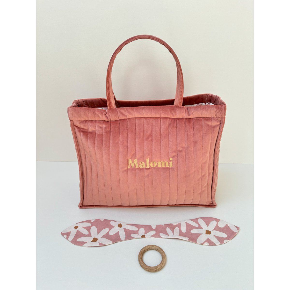 Blush Rose mother's bag