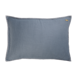 Pudebetræk med søm - Natur - 40cm x 60cm - Linned