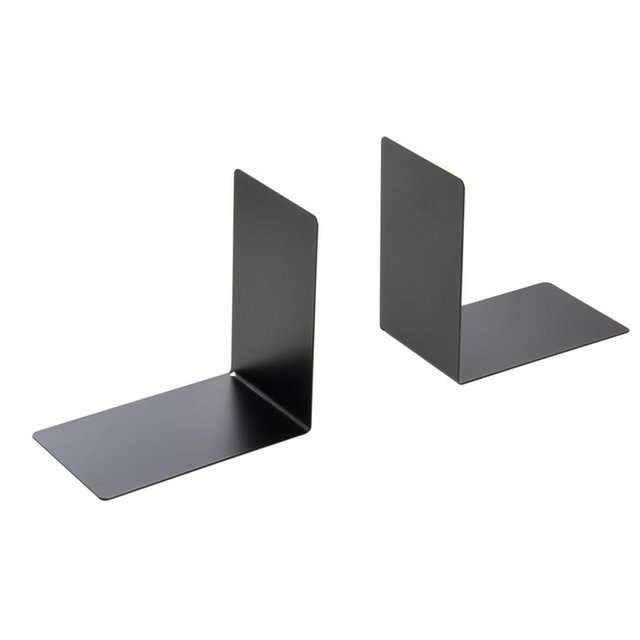 Sujetalibros Westcott metal negro 2 piezas 90x140x140mm
