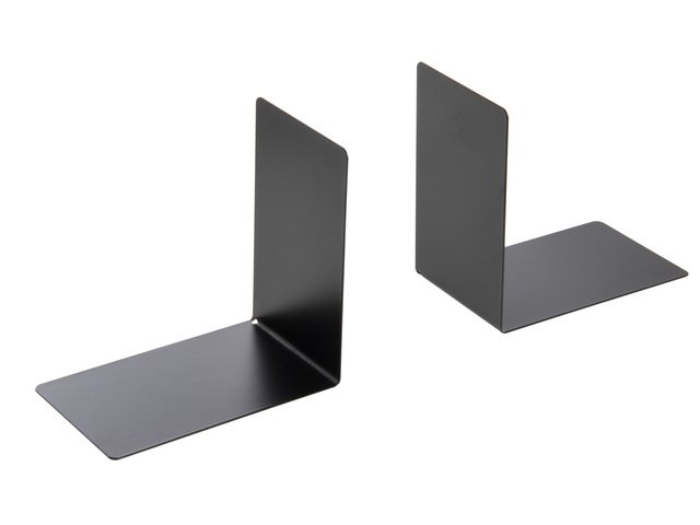 Fermalibri Westcott metallo nero 2 pezzi 90x140x140mm
