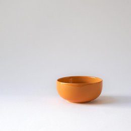 Mini Hollyhock bowl - deep orange - 150 ml