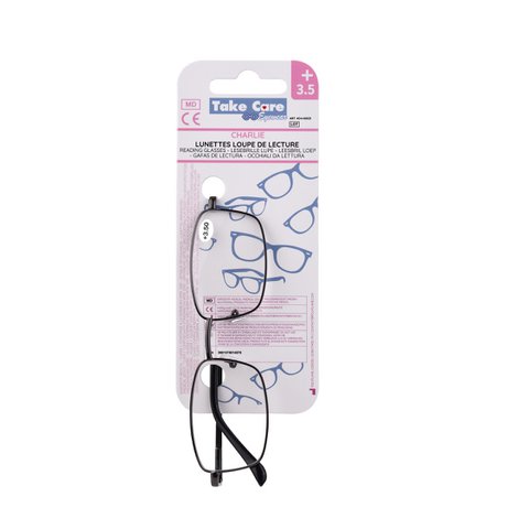 Leesbril – Charlie Metal Zwart +3,5