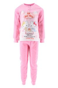 Lot von 24 Einheiten | Hello Kitty Fleece-Pyjama für Kinder | Offiziell lizenzierte Produkte | SUN CITY-Gruppe
