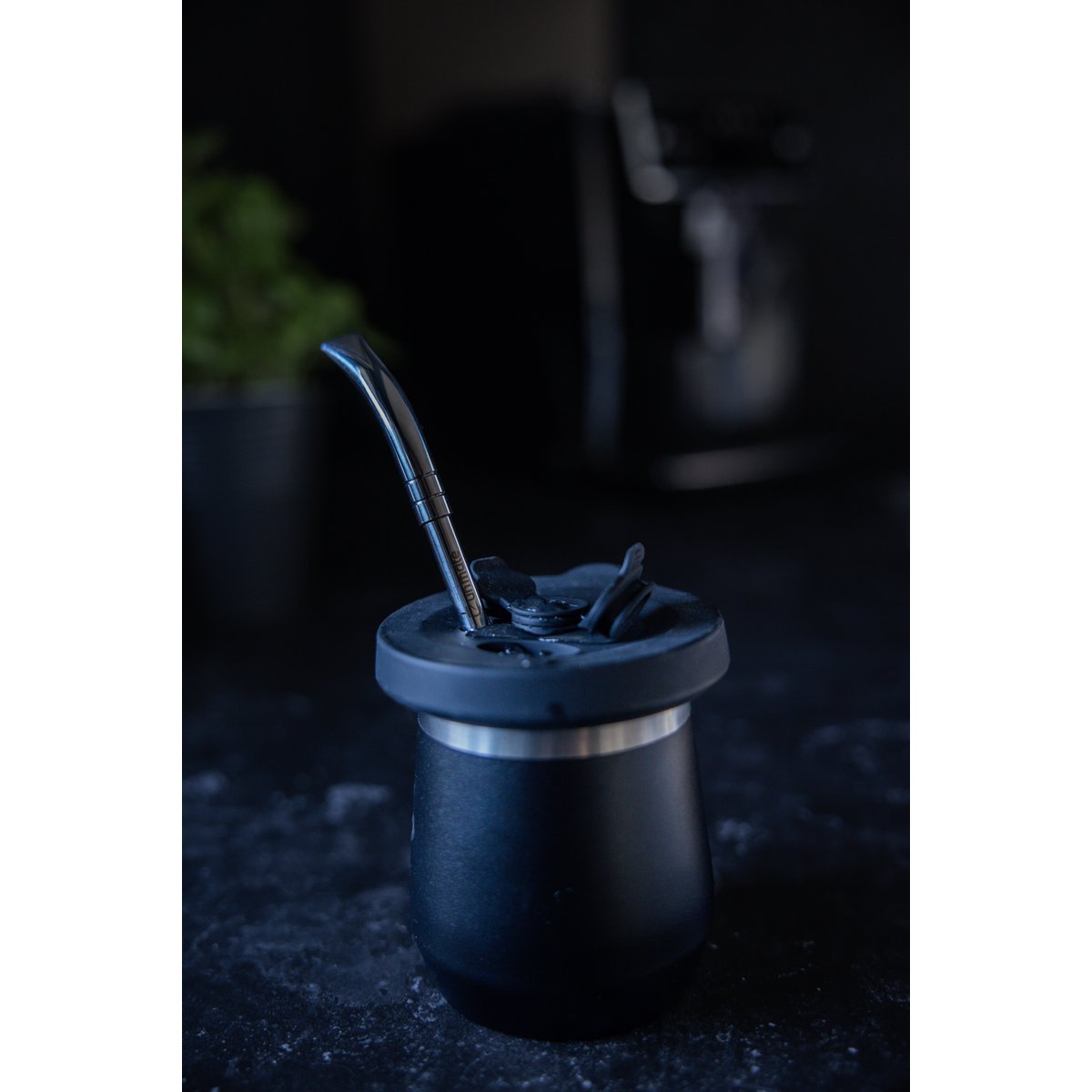 Yerba Mate Set Termolid DualFlow Pro - Obsidian Black | FN Mate®