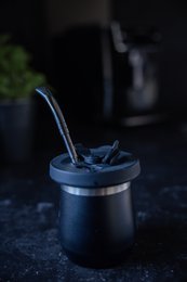 Yerba Mate Set Termolid DualFlow PRO – Obsidian Black | Un Mate®