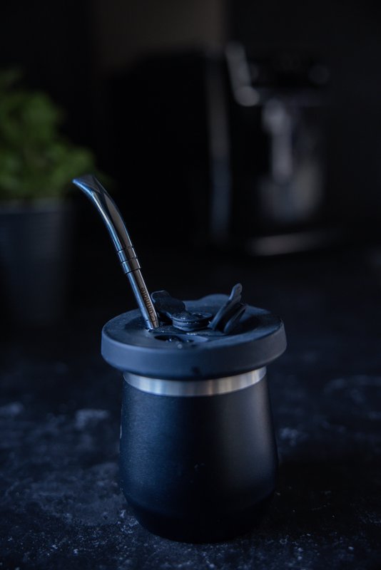 Yerba Mate Set Termolid DualFlow PRO – Obsidian Black | Un Mate®