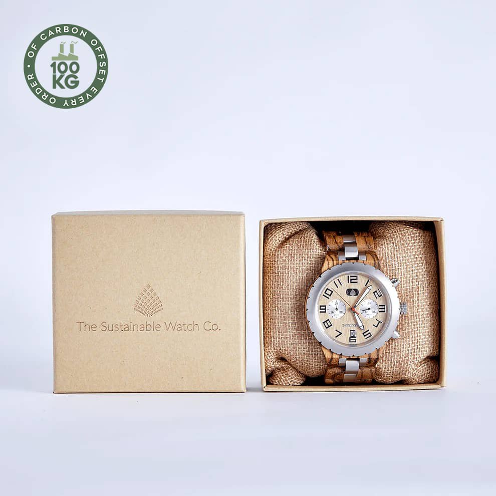 The Sandalwood - Handmade Vegan Wood Watch for Men