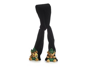 Scarf 'Alpine Bear' made of plush, 140cm