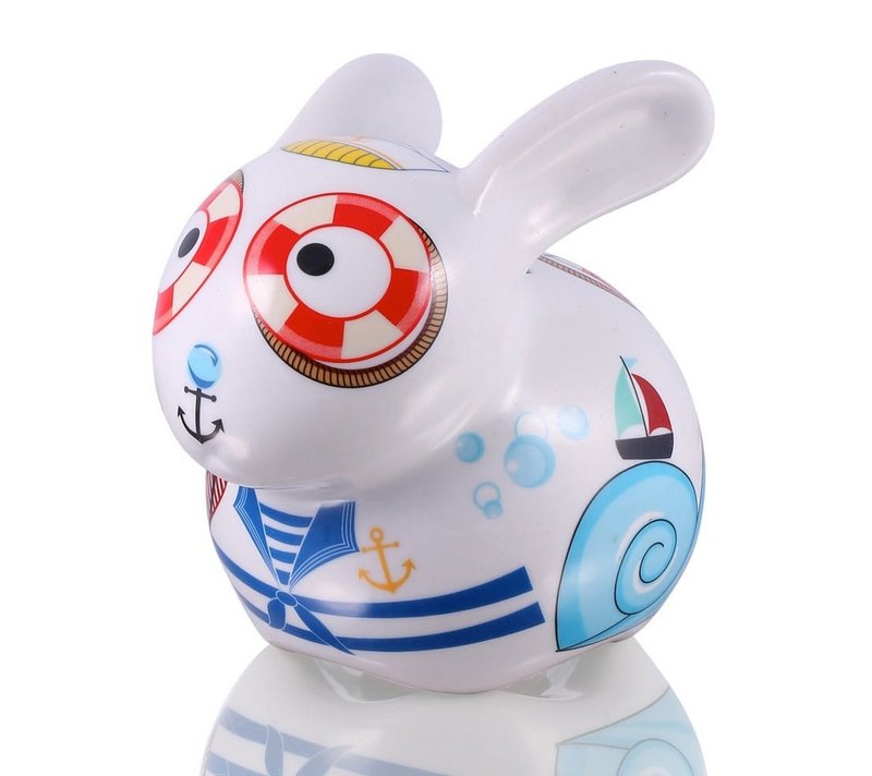 Big Money Bank, sparegris, porcelæn, Rabbit Sailor