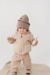 Spodenki dziecięce pluszowe MILO BEIGE