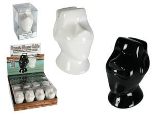 Gläserständer Osterinsel weiß