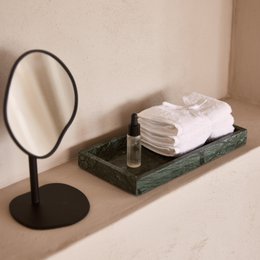 Marble tray tray 15x30cm green