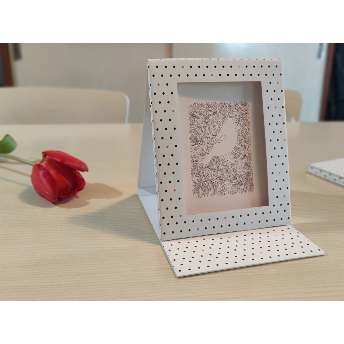 Reusable gift pouch in photo frame ©