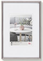 Steel plastic picture frame, modern minimalist design, multiple sizes available.