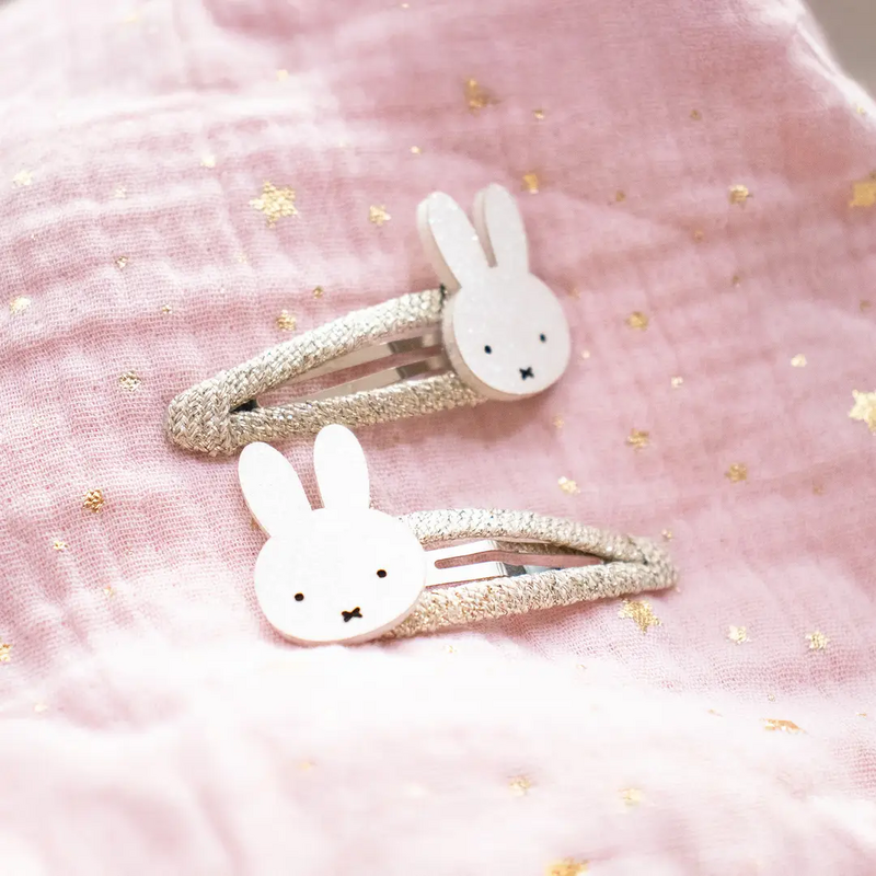 Dúo de pasadores Miffy White - Tarjeta para compartir