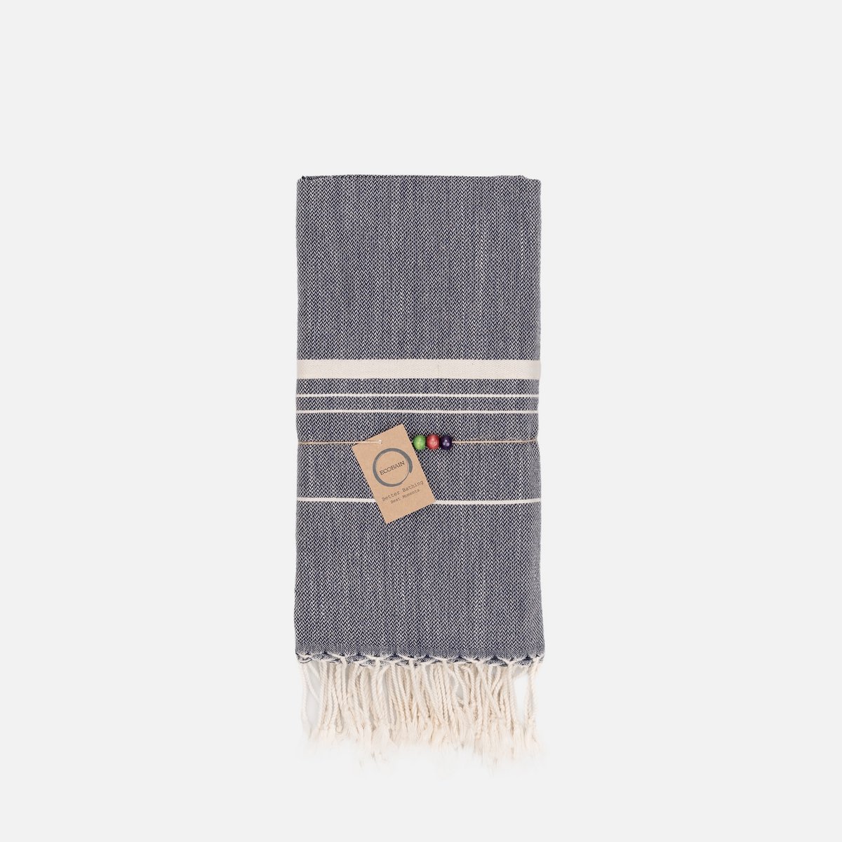 Ecobain Towel "Air" | Midnight Anchor (Dunkelblau)