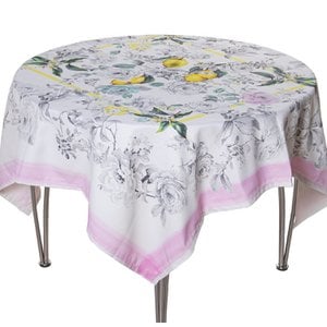 MAITESARGA ANTIM-Fleckenabweisende Tischdecke aus Stoff, 145 x 145 cm, 100 % Polyester, CU20075