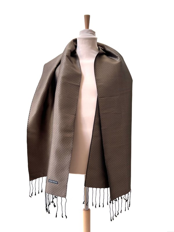 The Jasmin Luxury Topaz Silk Krama - Men