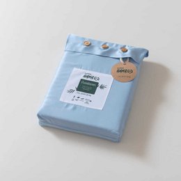 Light blue bamboo duvet cover Premium - 400TC Tanboocel - 100% bamboo - Sky Blue