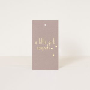 Label 'A little girl'