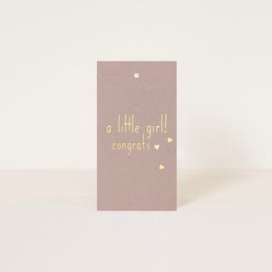 Label 'A little girl'
