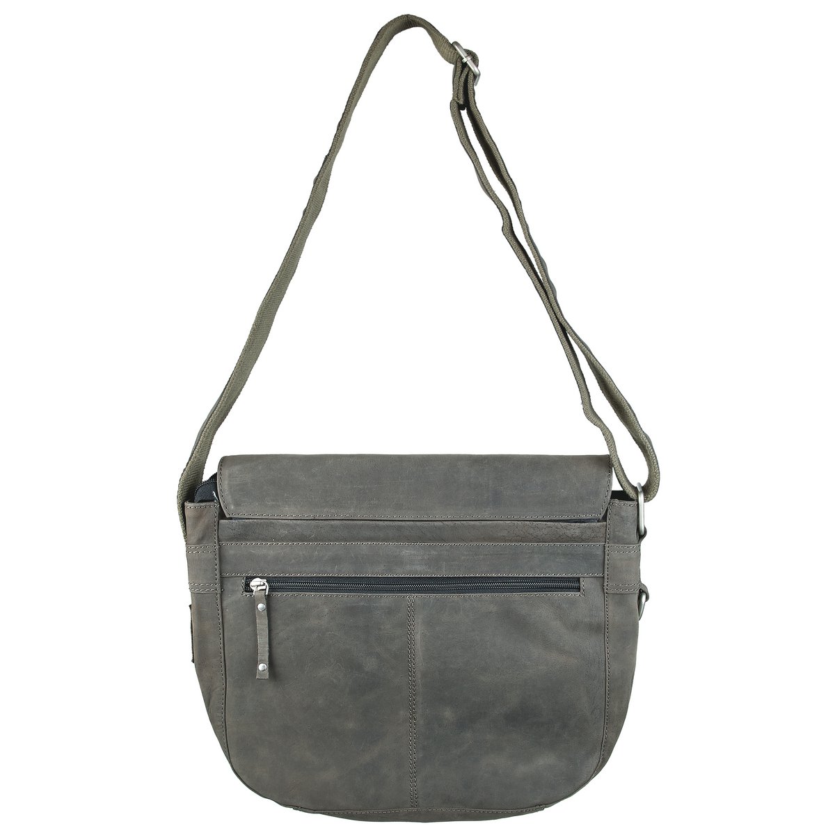 Venticinque bussola della borsa a tracolla grigio *una borsa due stili *