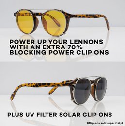 Lennon Blue Light-bril - alledaagse lens met stevige clip-on