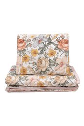 EMILY FLOWERS baby stroller bedding, 100% cotton