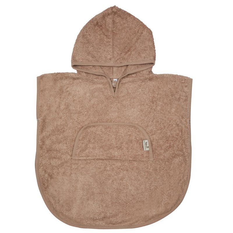 Poncho med V-udskæring