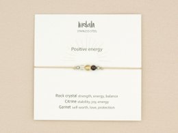 Armband rock, positive energy, zilver en goud