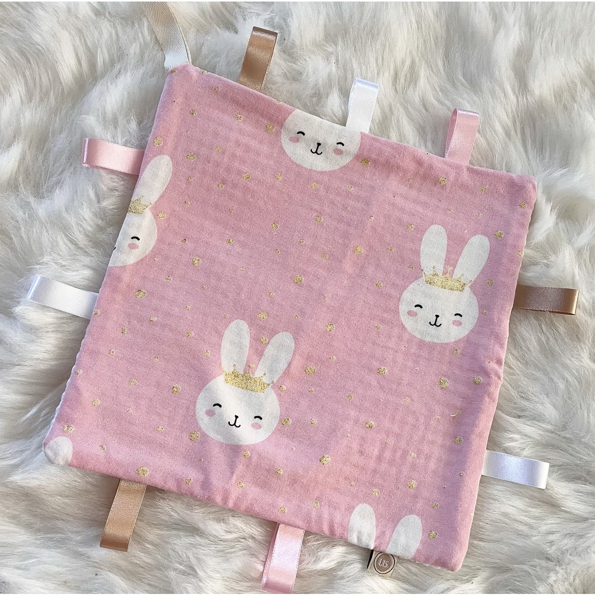 Labeldoekje Bunny - Pink